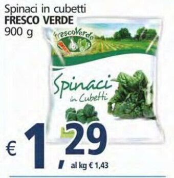 Alter Discount Fresco Verde Spinaci in Cubetti 900 g offerta