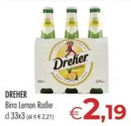 MerSi Supermercati Dreher Birra Lemon Radler offerta