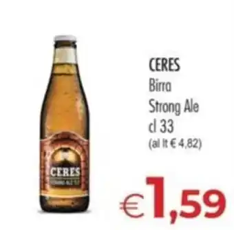 MerSi Supermercati Ceres birra strong ale offerta