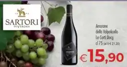 MerSi Supermercati Amarone della Valpolicella Le Corti Docg offerta