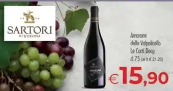 MerSi Supermercati Amarone della Valpolicella Le Corti Docg offerta