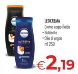 MerSi Supermercati LeoCrema crema corpo fluida offerta