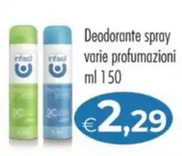 MerSi Supermercati Deodorante spray infasil offerta