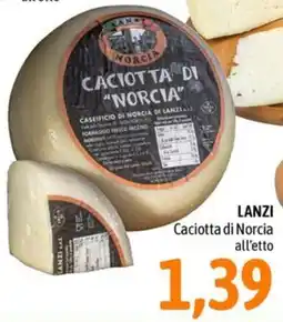Madis Caciotta di Norcia Lanzi offerta