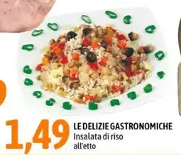 Madis Le delizie gastronomiche Insalata di riso offerta