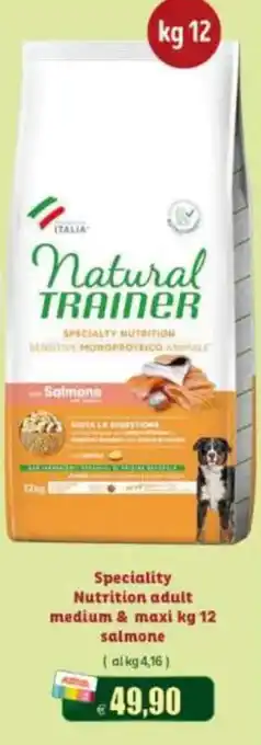 Natural Trainer Speciality Nutrition adult medium & maxi salmone
