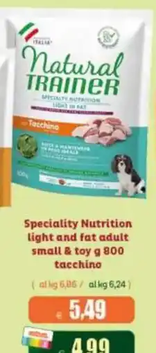 Elite Natural Trainer Tacchino offerta