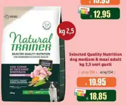 Elite Natural Trainer Selected Quality Nutrition offerta