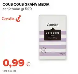 Oasi Consilia couscous grana media offerta