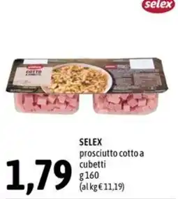 Madis SELEX prosciutto cotto a cubetti offerta
