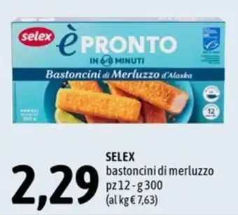 Madis Selex bastoncini di merluzzo offerta