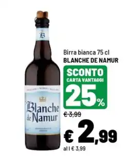 Iper La Grande Birra bianca Blanche de Namur offerta