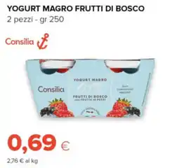 Oasi Yogurt magro frutti di bosco Consilia offerta