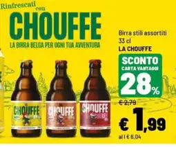 Iper La Grande La Chouffe Birra stili assortiti offerta