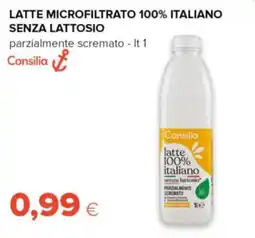 Oasi Consilia latte 100% italiano senza lattosio offerta