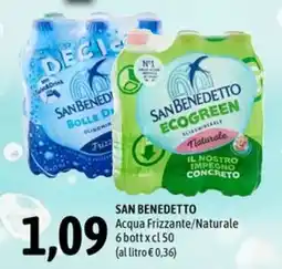 Madis San Benedetto Acqua Frizzante/Naturale offerta