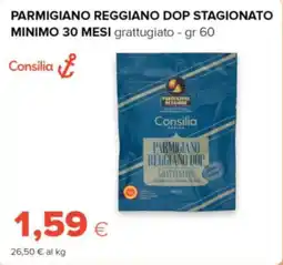 Oasi Parmigiano Reggiano DOP grattugiato Consilia offerta