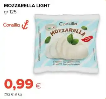 Oasi Mozzarella light Consilia offerta