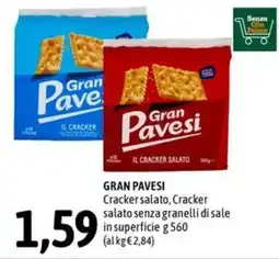 Madis Gran Pavesi Cracker salato offerta