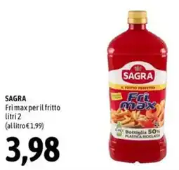 Madis Sagra fri max per il fritto offerta