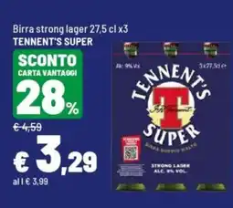 Iper La Grande Tennent's Super offerta