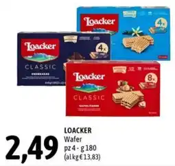 Madis Loacker Wafer offerta