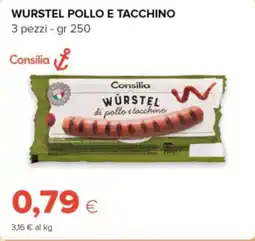 Oasi Würstel di pollo e tacchino Consilia offerta