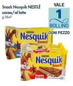 Galassia Snack Nesquik cacao/al latte offerta