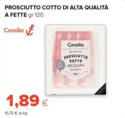 Oasi Prosciutto cotto Consilia offerta