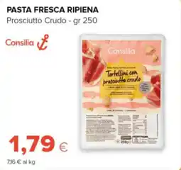 Oasi Consilia Pasta Fresca Ripiena Tortellini con Prosciutto Crudo offerta