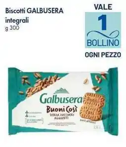 Galassia Biscotti integrali Galbusera offerta