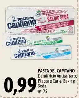 Madis Pasta del Capitano Dentifricio Antitartaro, Placca e Carie, Baking Soda offerta
