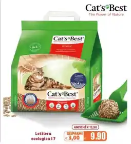 Elite Lettiera ecologica Cat's Best offerta