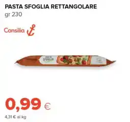 Oasi Pasta sfoglia rettangolare Consilia offerta