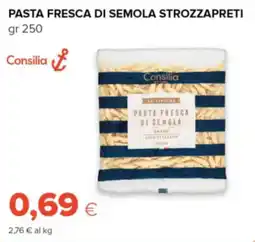 Oasi Pasta fresca di semola strozzapreti Consilia offerta