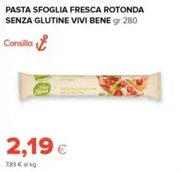 Oasi Pasta sfoglia fresca rotonda senza glutine Vivi Bene offerta