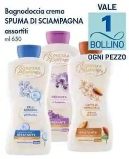Galassia Bagnodoccia crema Spuma di Sciampagna assortiti offerta