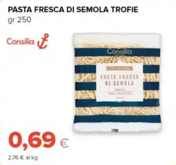 Oasi Pasta fresca di semola trofie Consilia offerta