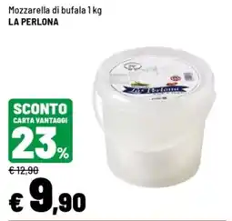 Iper La Grande Mozzarella di bufala LA PERLONA offerta