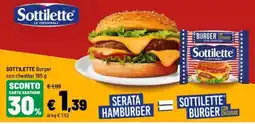 Iper La Grande Sottilette Burger con cheddar offerta