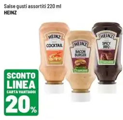Iper La Grande Salse gusti assortiti Heinz offerta