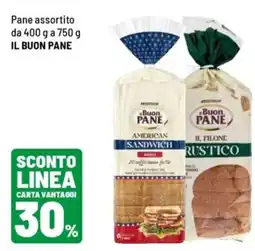 Iper La Grande Pane assortito IL BUON PANE offerta