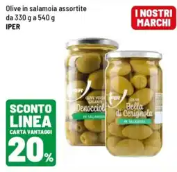 Iper La Grande Olive in salamoia assortite Iper offerta