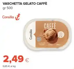 Oasi Consilia vaschetta gelato caffè offerta