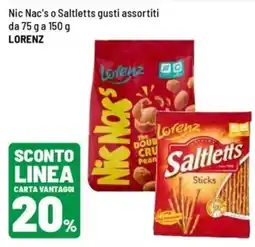 Iper La Grande Nic Nac's o Saltletts gusti assortiti offerta