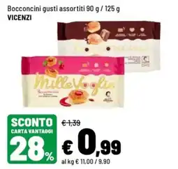 Iper La Grande Bocconcini gusti assortiti VICENZI offerta