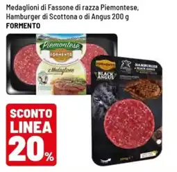 Iper La Grande Medaglioni di Fassone di razza Piemontese, Hamburger di Scottona o di Angus offerta