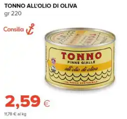 Oasi Tonno pinne gialle all'olio di oliva offerta