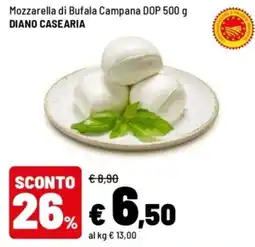 Iper La Grande Mozzarella di Bufala Campana DOP offerta