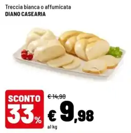 Iper La Grande Treccia bianca o affumicata Diano Casearia offerta